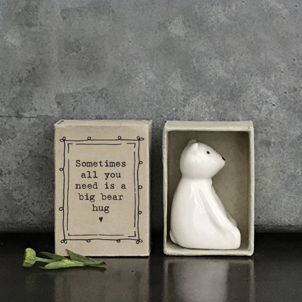 East of India Matchbox "Bear"