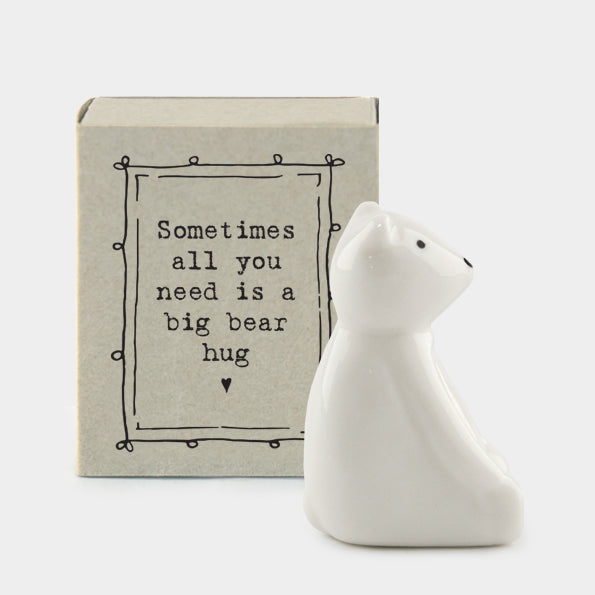East of India Matchbox "Bear"