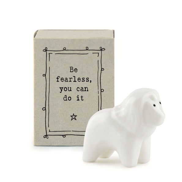 East of India Matchbox "Lion"