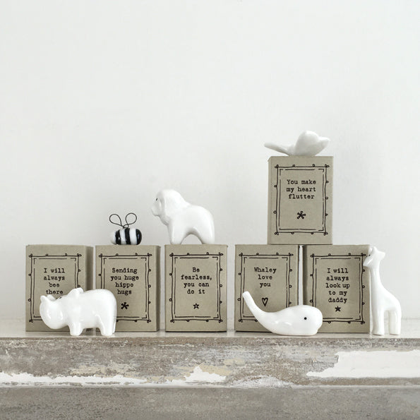 East of India Matchbox 'Giraffe/Dad'