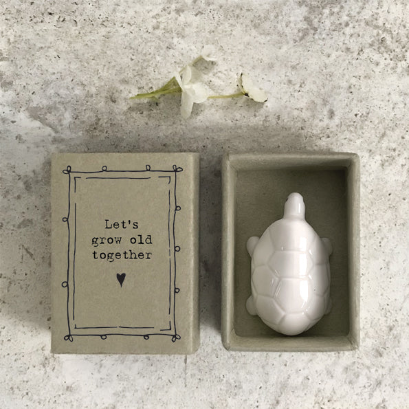 East of India Matchbox "Tortoise"