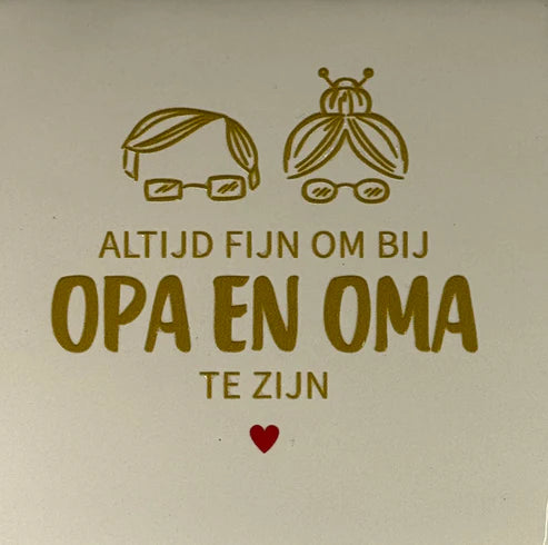 Yett Tegeltje 'Oma en Opa'