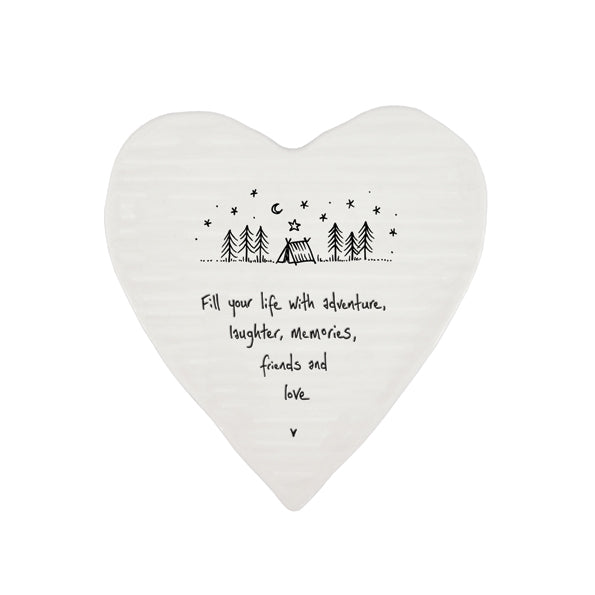 East of India Onderzetter "Fill your life with adventure"