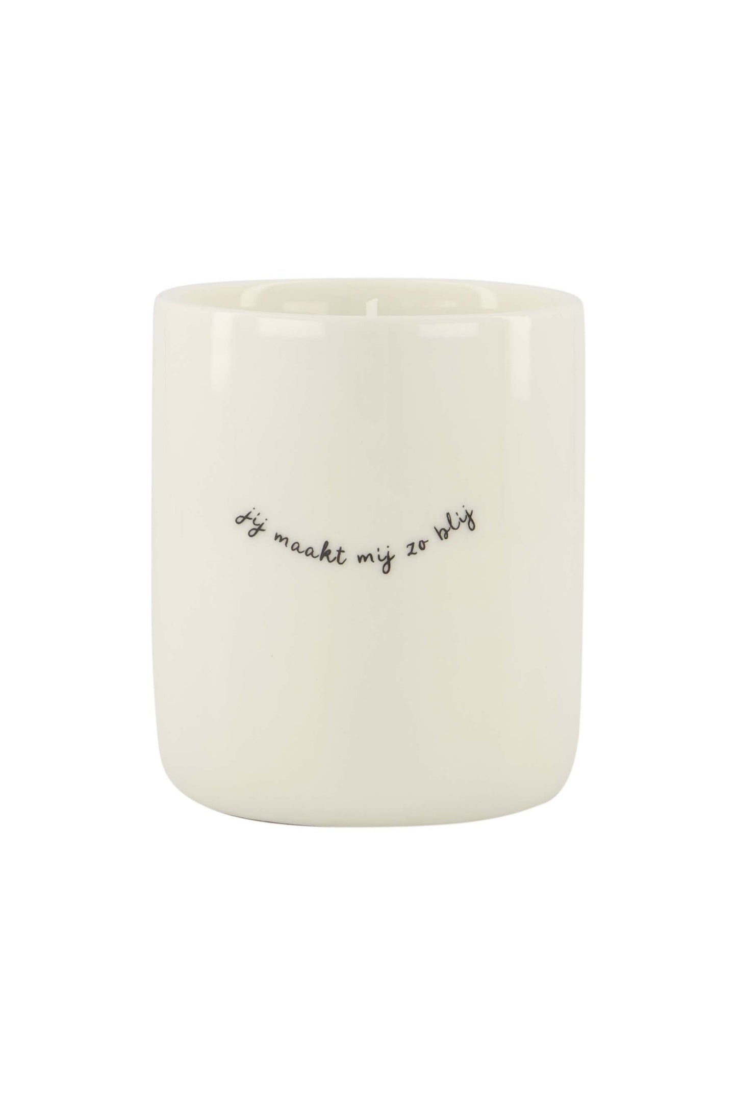 Zusss geurkaars keramiek 'Jij maakt mij zo blij'