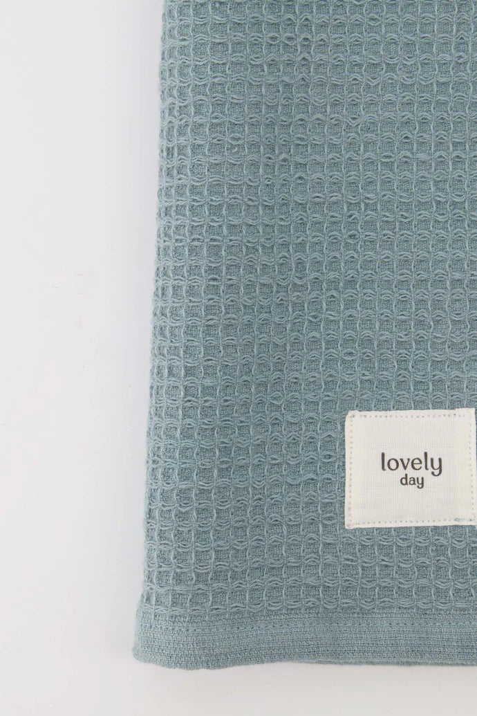 Zusss Gastendoekje Lovely day grijsblauw