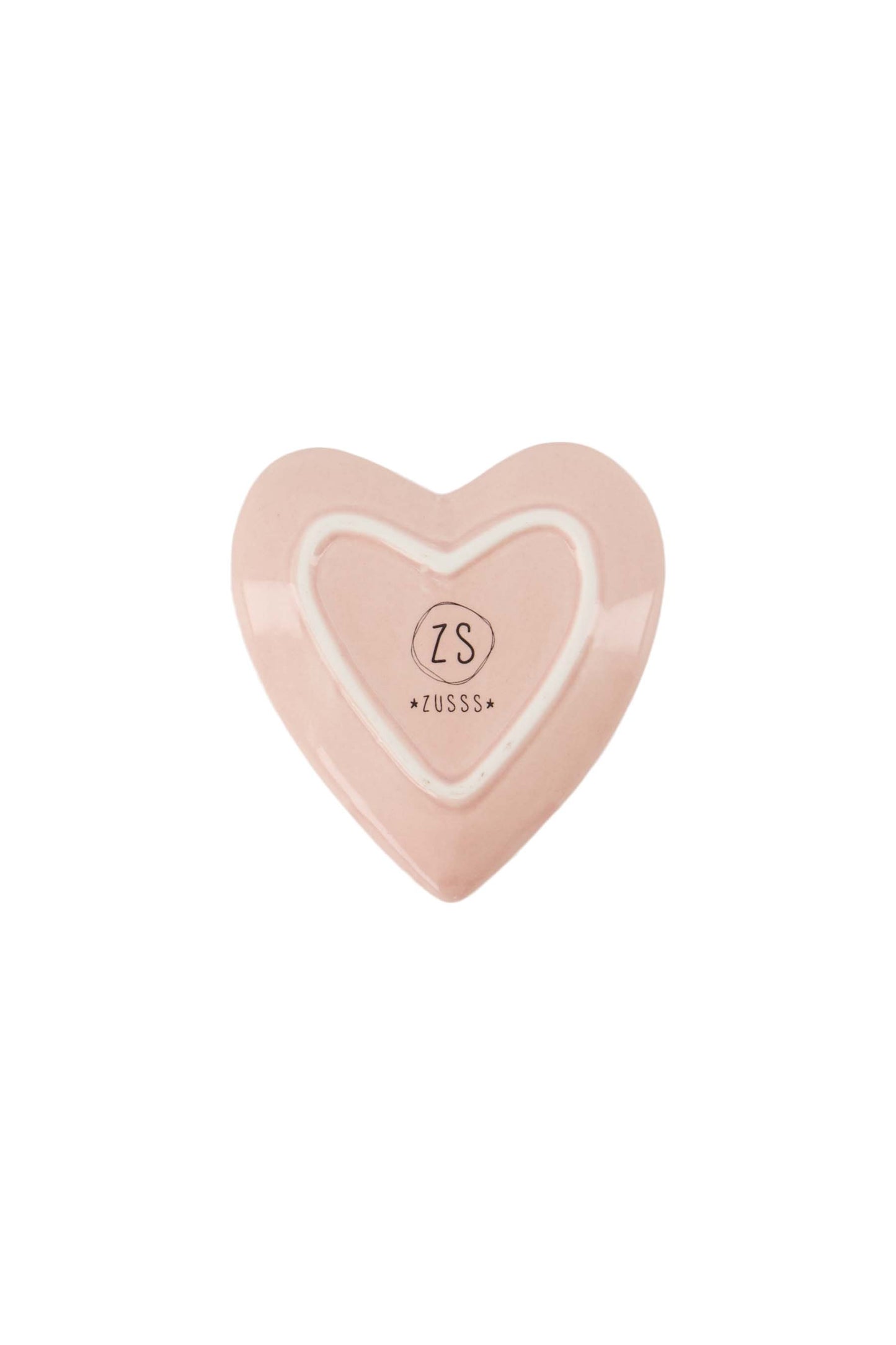 Zusss Keramiek Schaaltje Hart Roze