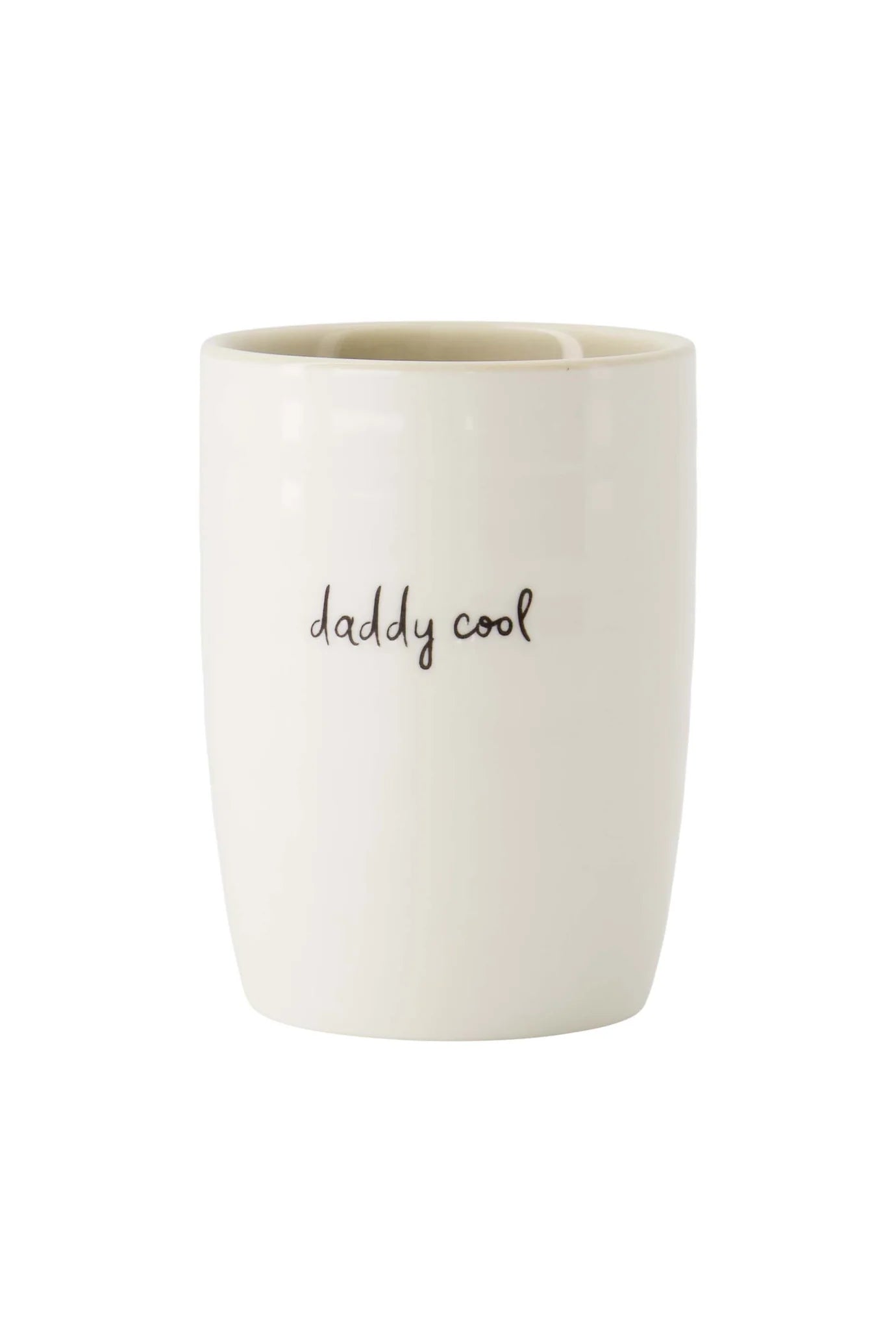 Zusss Koffiemok daddy cool wit/zand/zwart