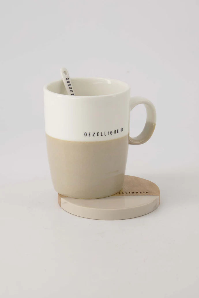 Zusss Theemok Gezelligheid wit/zand