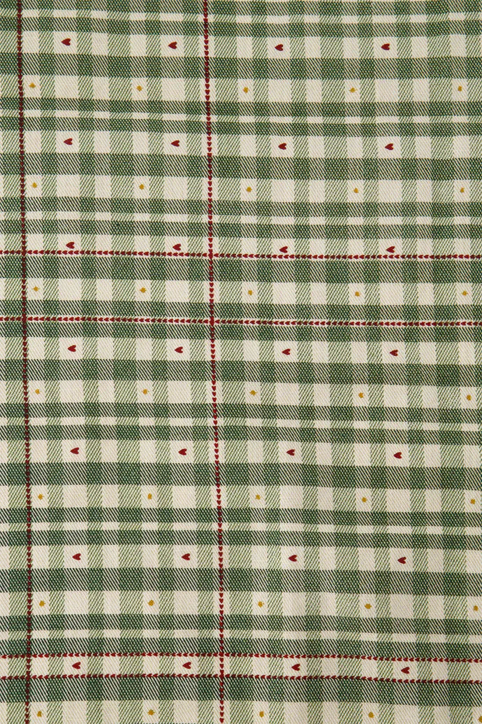 Zusss Placemat ruit donkergroen