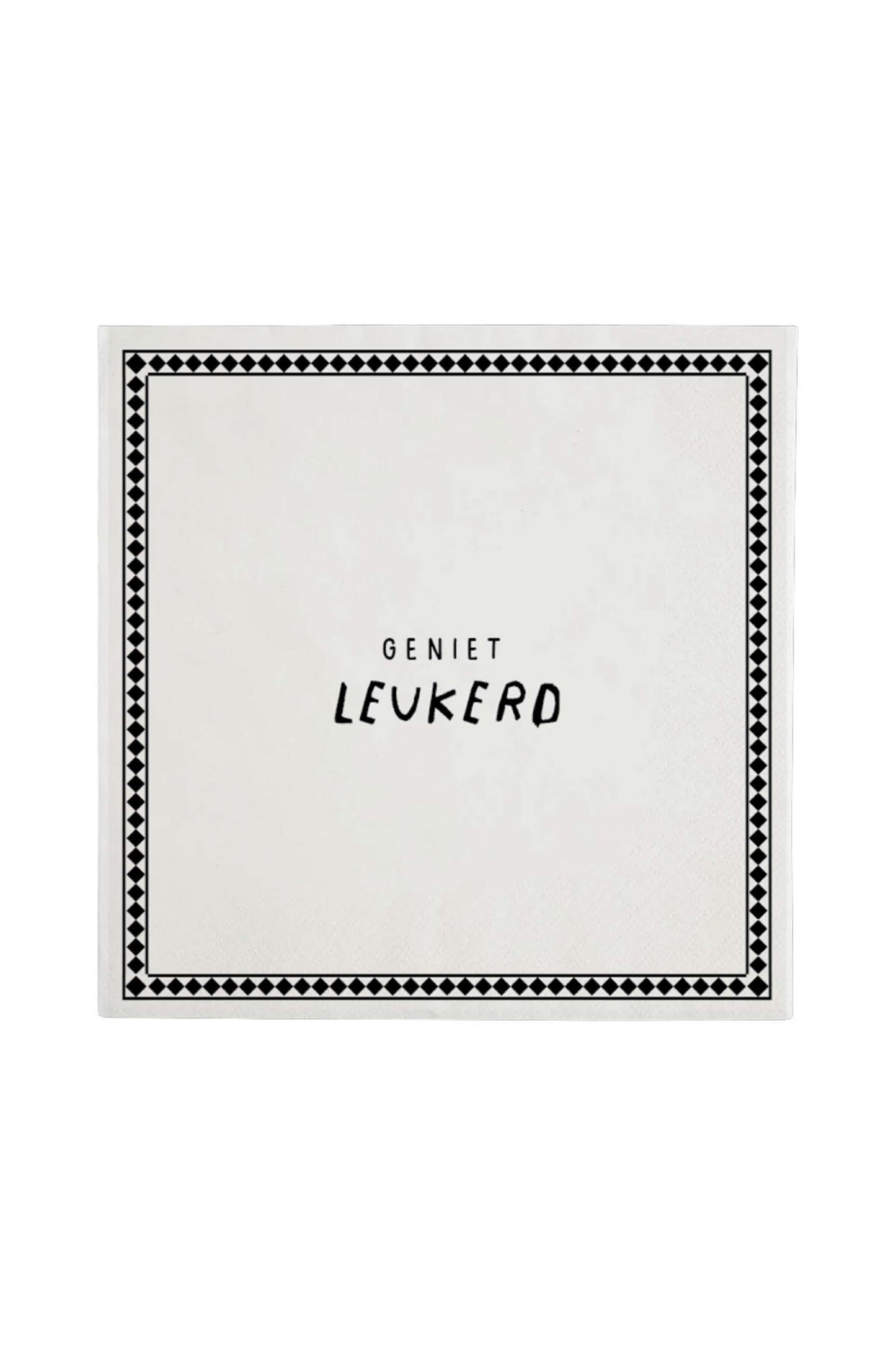 Zusss Servetten 'Geniet leukerd'