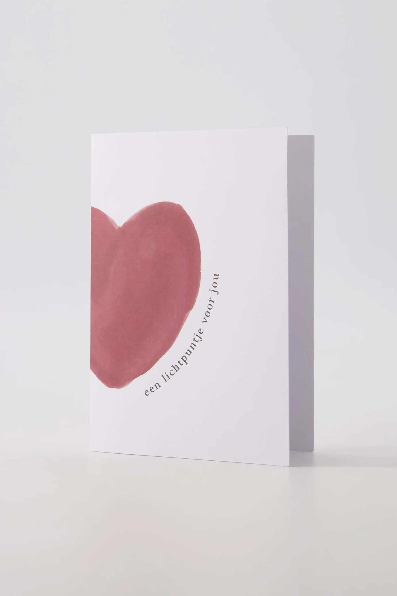 Zusss Wenskaart Een lichtpuntje wit/rood