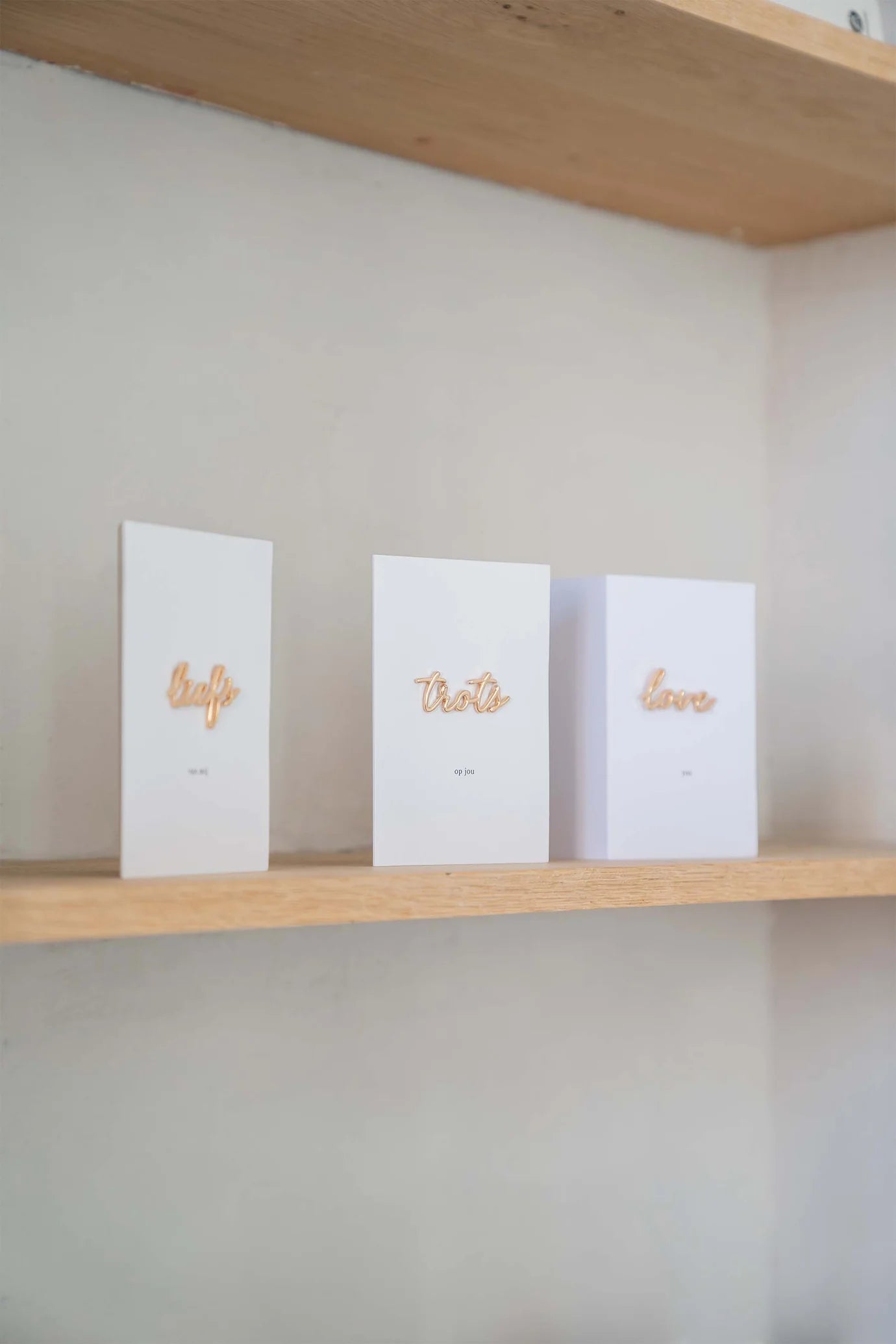 Zusss Wenskaart magneet 'Liefs'