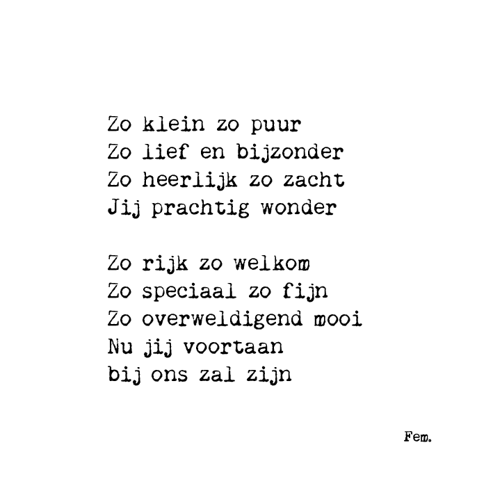 Papierpleziertjes - Zakje babygeluk