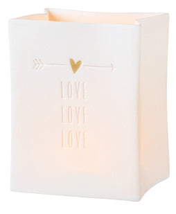 Räder Theelicht zakje "Love love love"