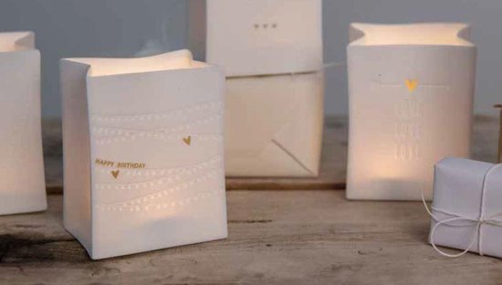 Räder Theelicht zakje "Love love love"