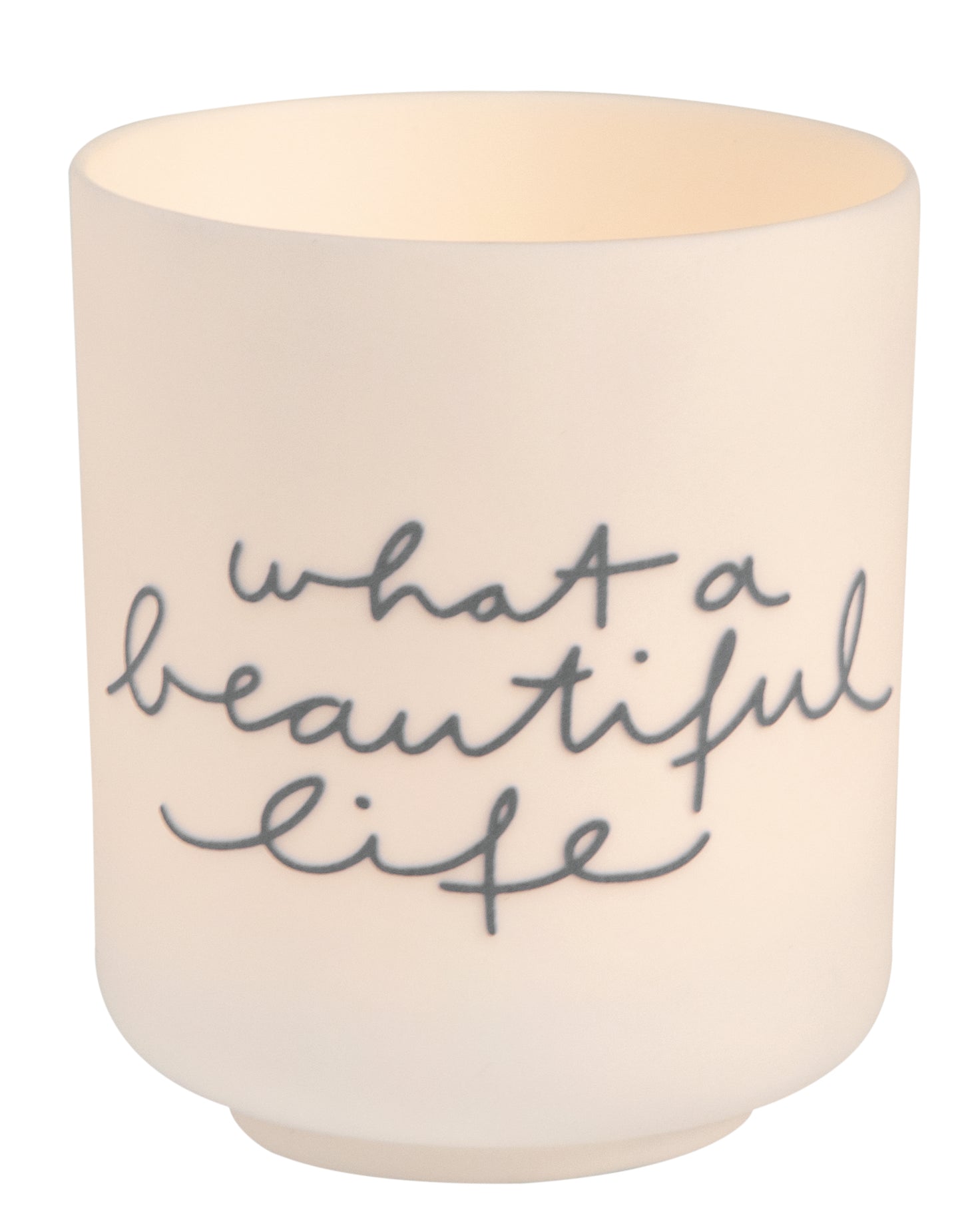 Räder Theelichtje "Beautiful life" - klein