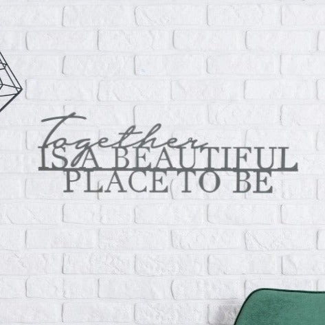 Räder Wandpoëzie "Together"