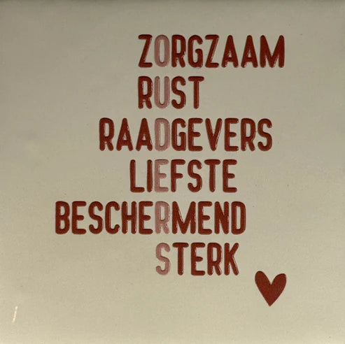 Yett Tegeltje 'Ouders'