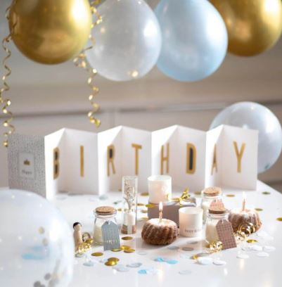 Geurkaars "Happy Birthday" - Räder