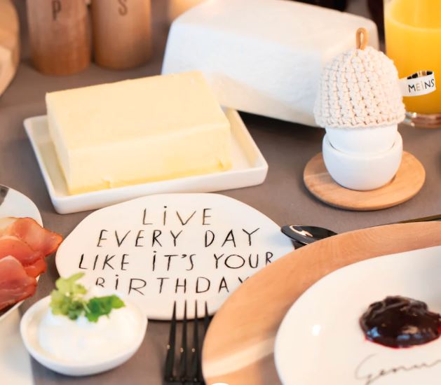 Räder Bordje "Live every day"