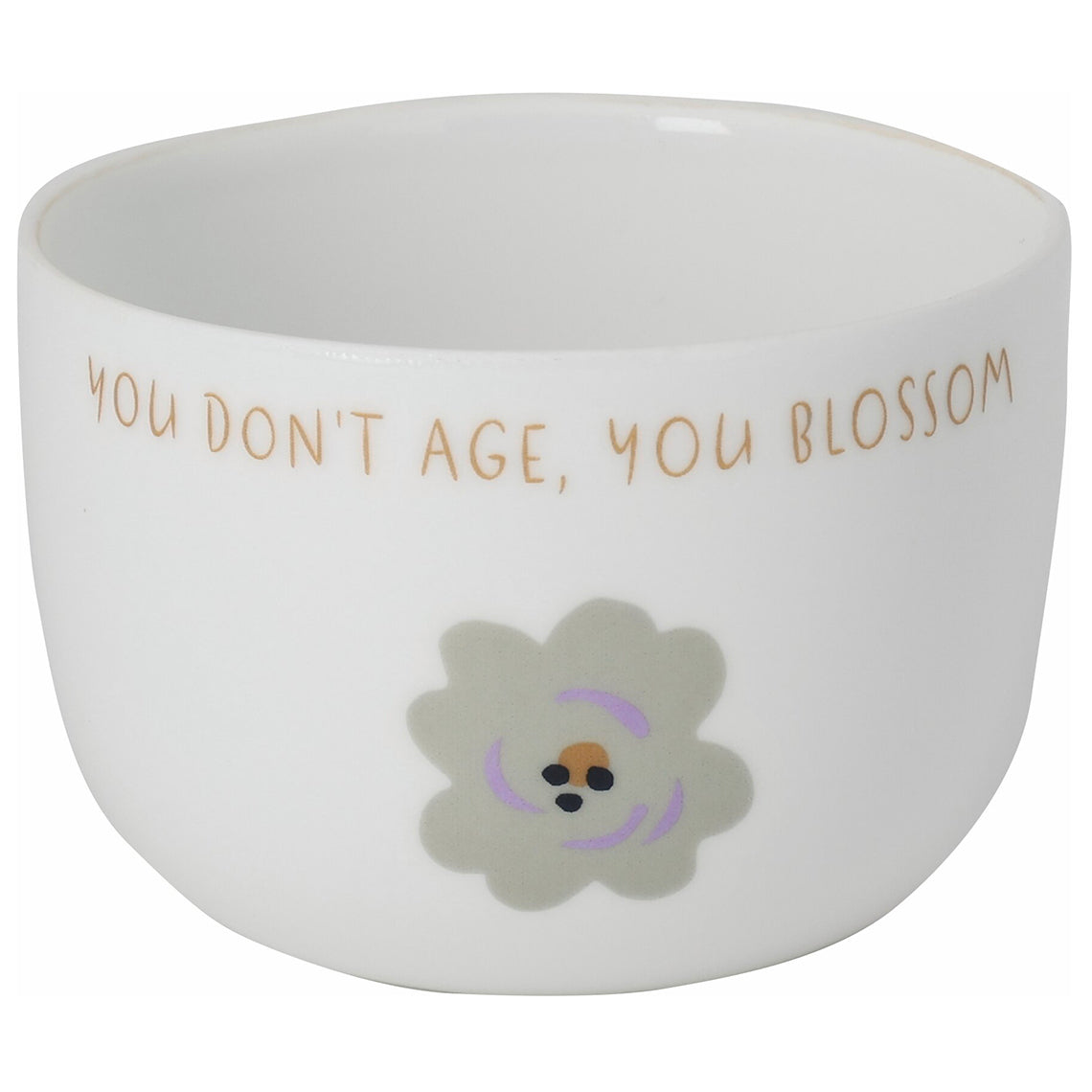 Räder Theelicht "You don't age, you blossom"