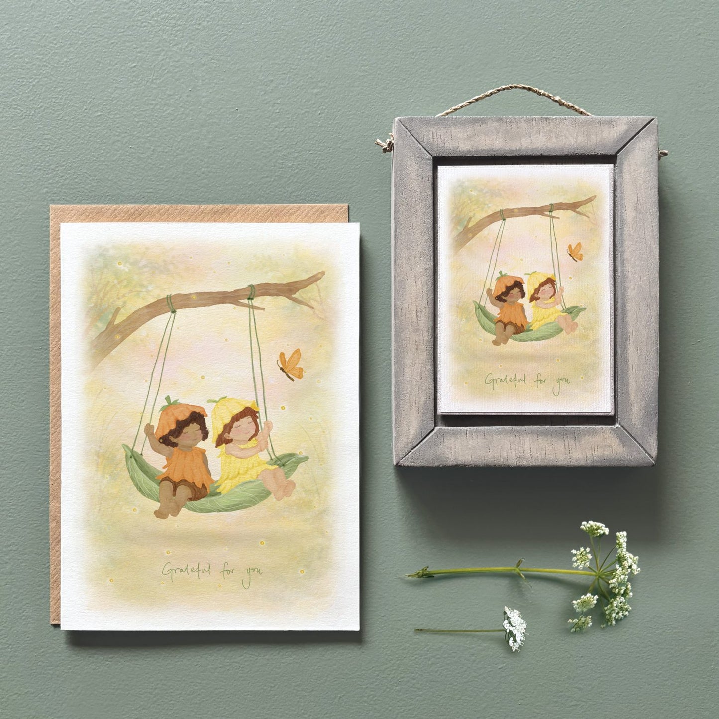 East Of India - Geschenkkaart 'Grateful'