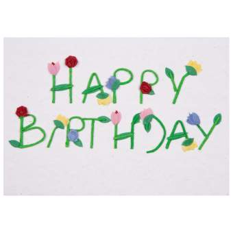 Räder Wenskaart 'Happy Birthday'