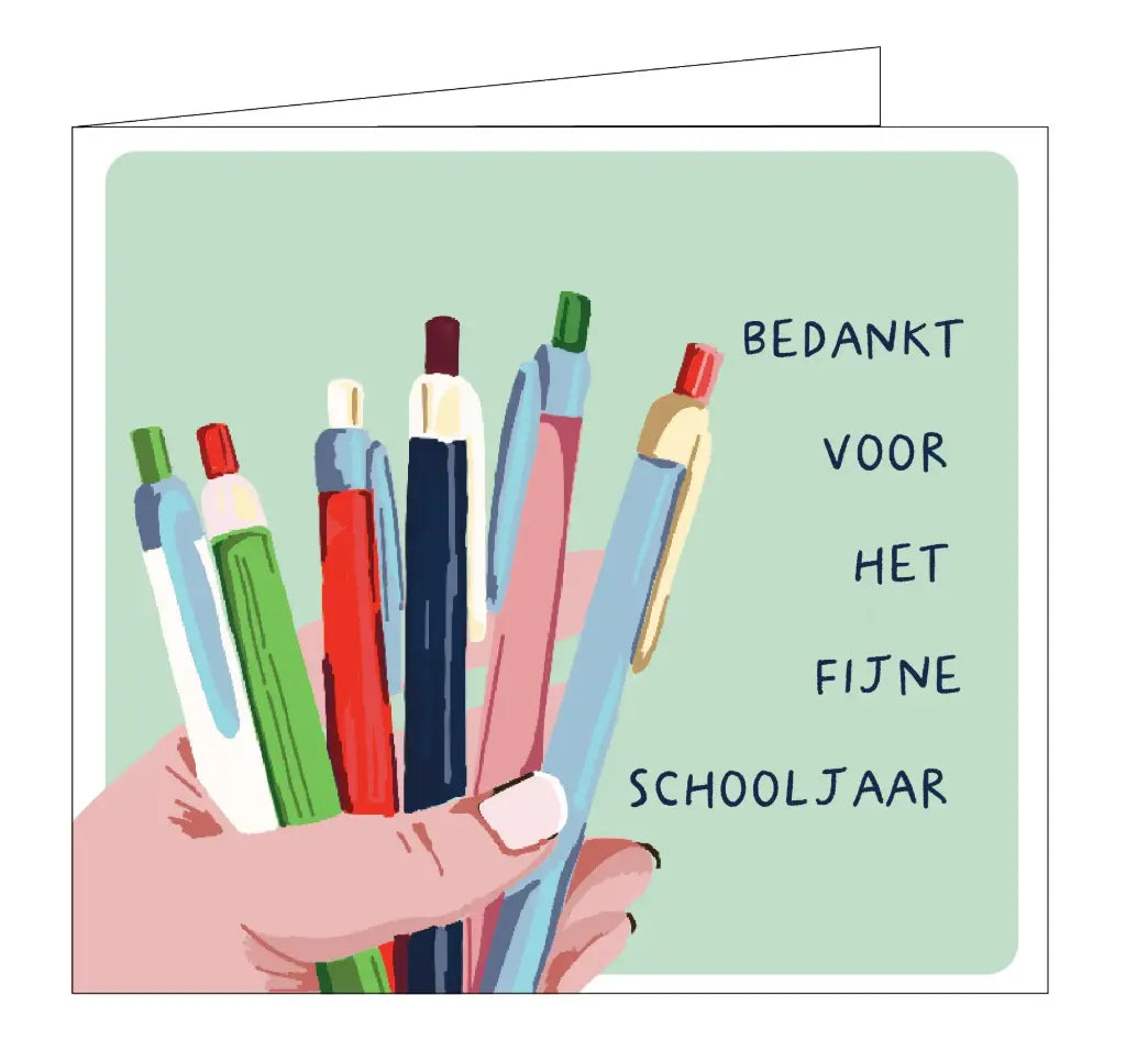 Hil Claesen Bedankt voor het fijne schooljaar