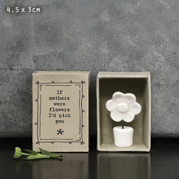 East of India Matchbox "If mothers were flowers"