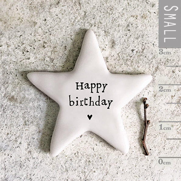 East of India Stertoken 'Happy birthday'
