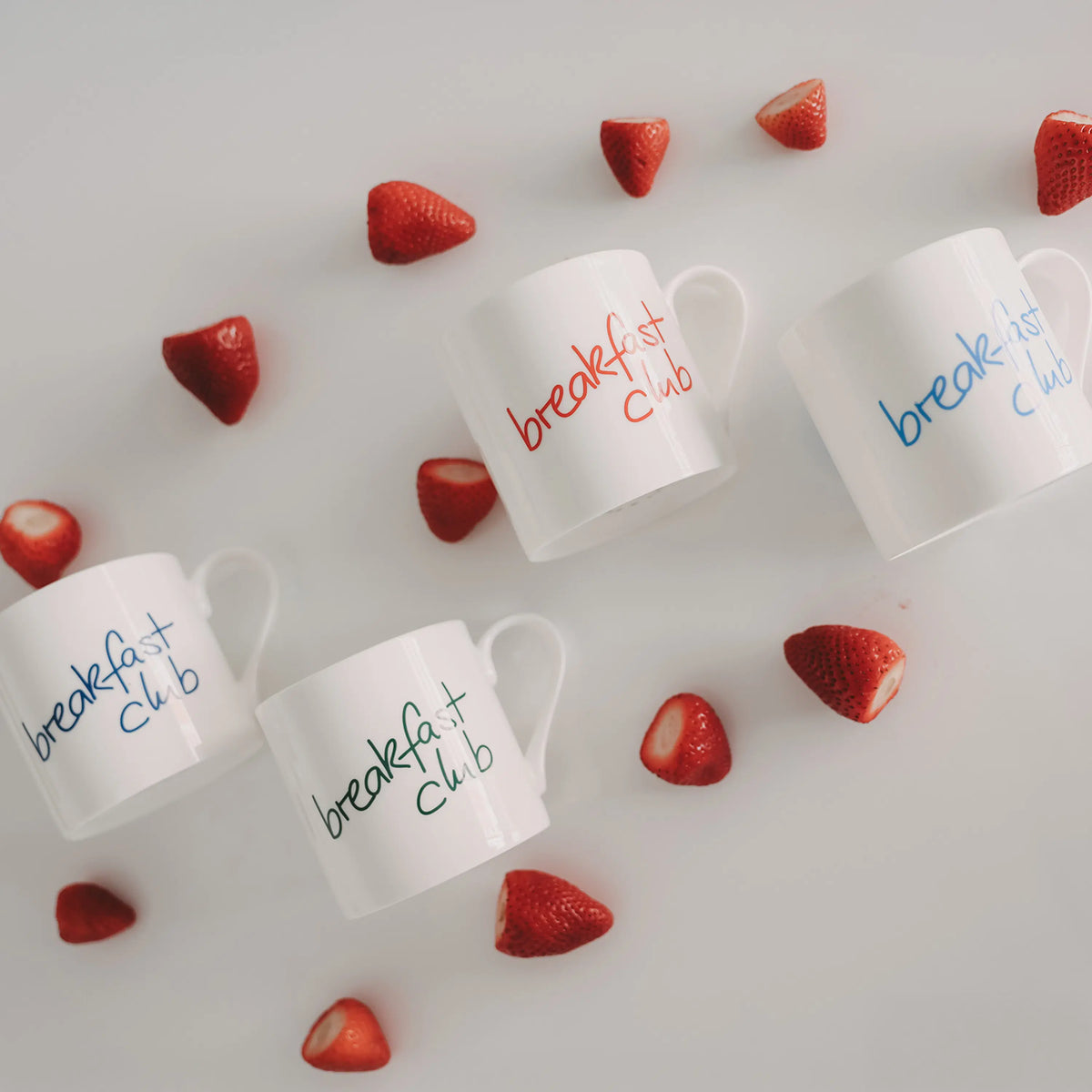 Eulenschnitt grote mok 'Breakfast club' rood