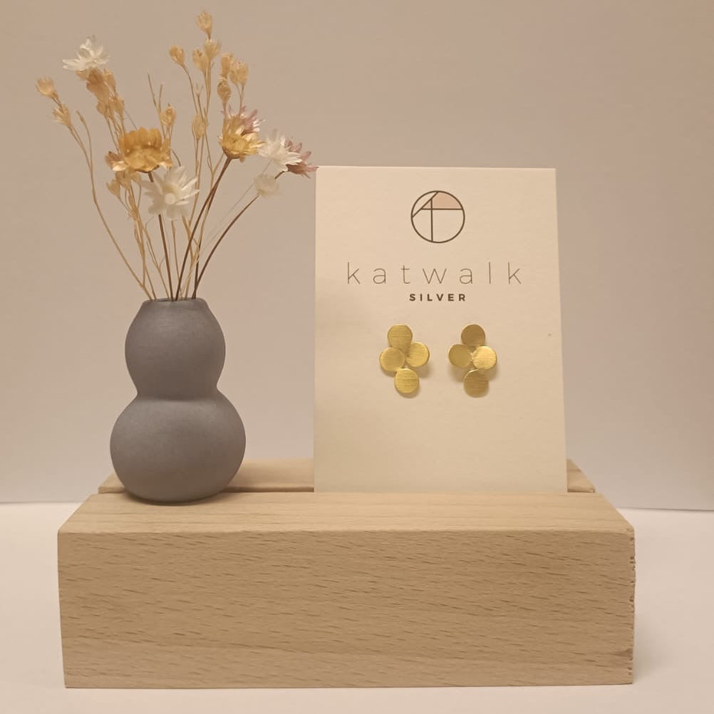 Katwalk Oorbellen Rondjes Goud