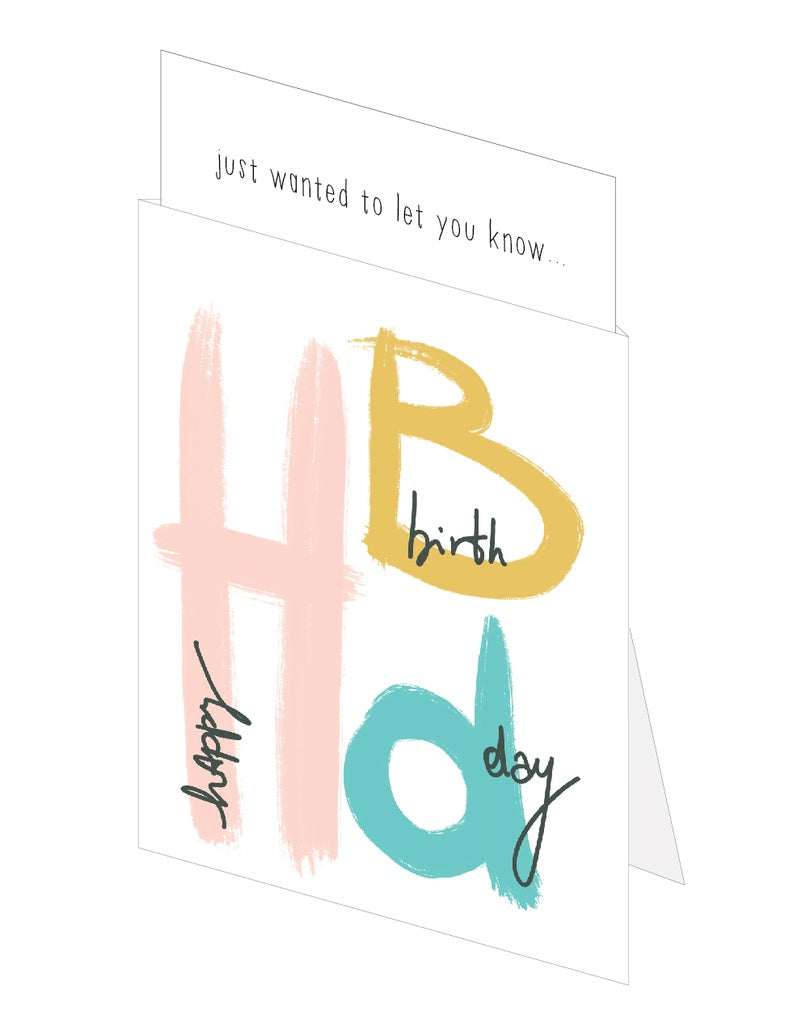 Mailbox Wenskaart 'Happy Birthday'