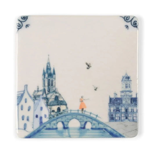 Storytiles Tegel mini 'Delft blauw'