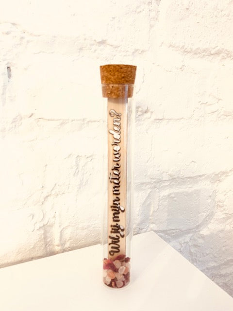 Glazen Proefbuisje 'Wil jij mijn meter worden?'