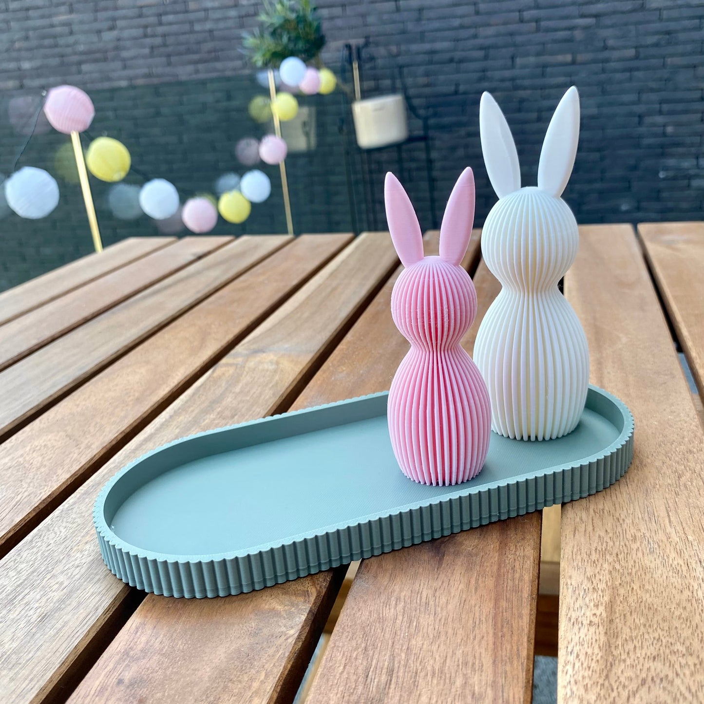 Thieu Lab 'ronde schaal fuzzy - army beige'