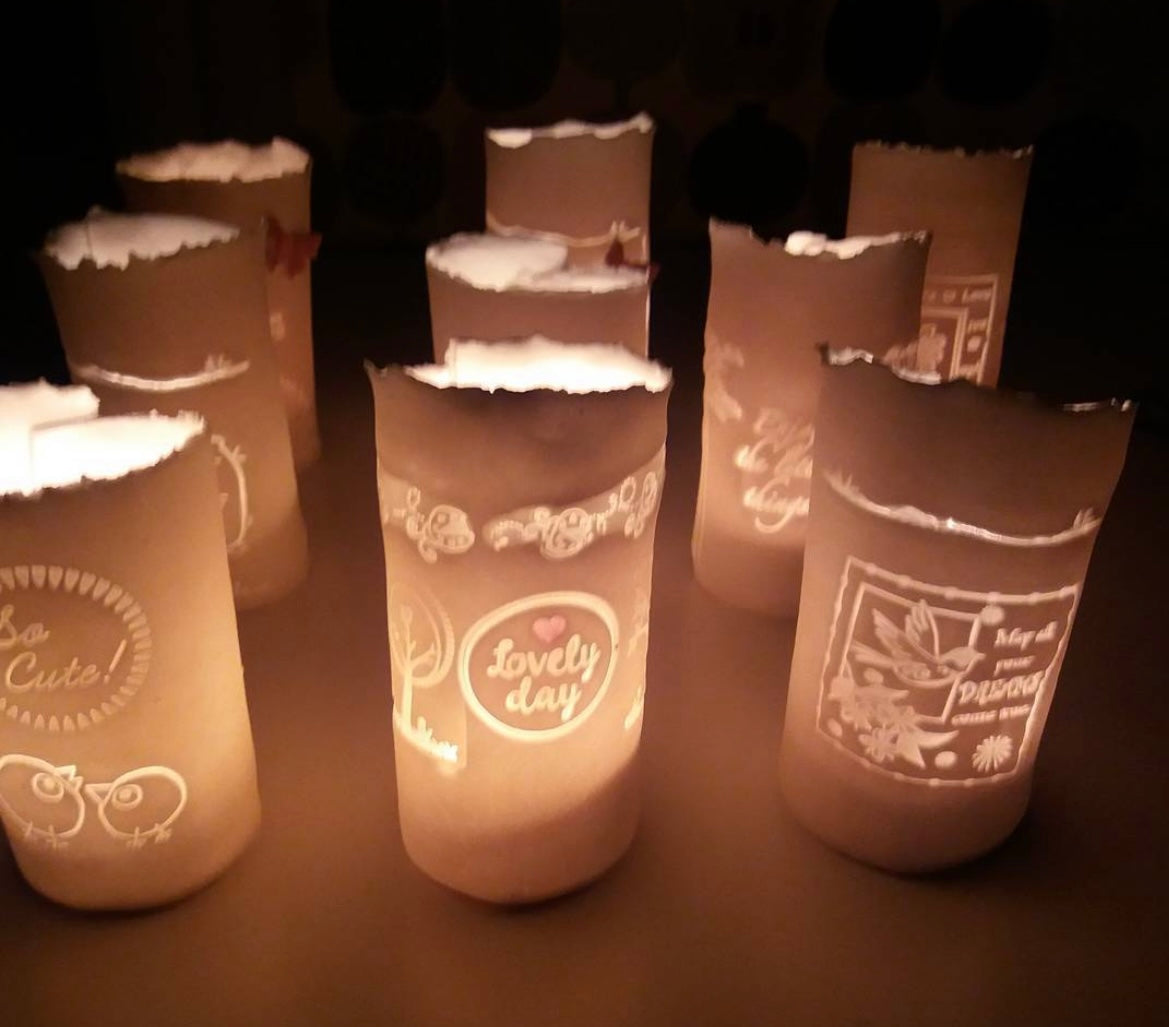 Workshop Theelichtjes in Papierporselein 2025