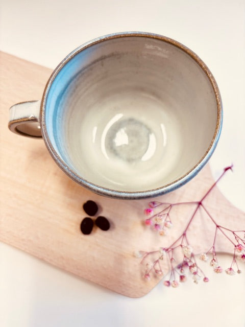 Keramiek Mok met Oor - White Satin