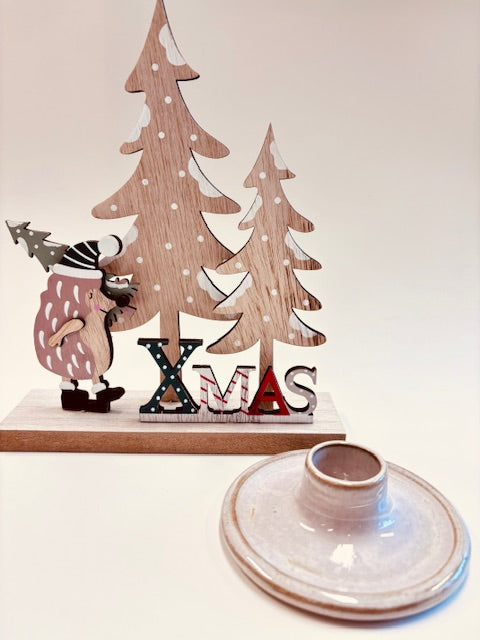 Keramiek Kandelaar - Kiss from a Rose