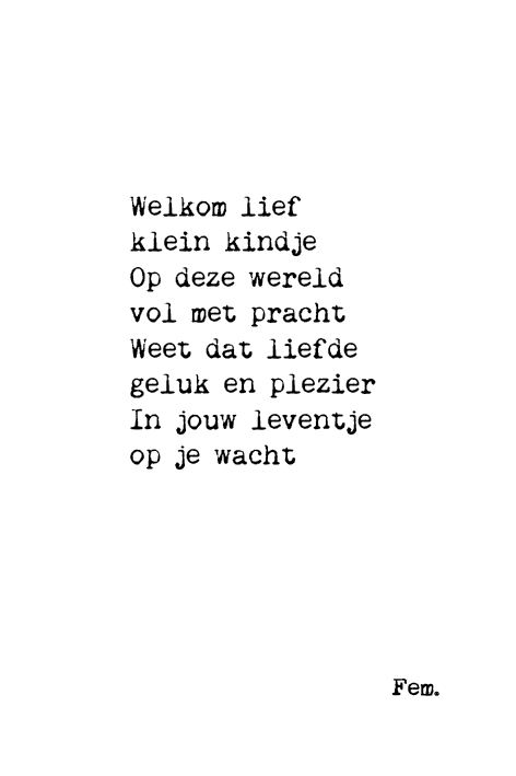 Papierpleziertjes - Zakje babygeluk