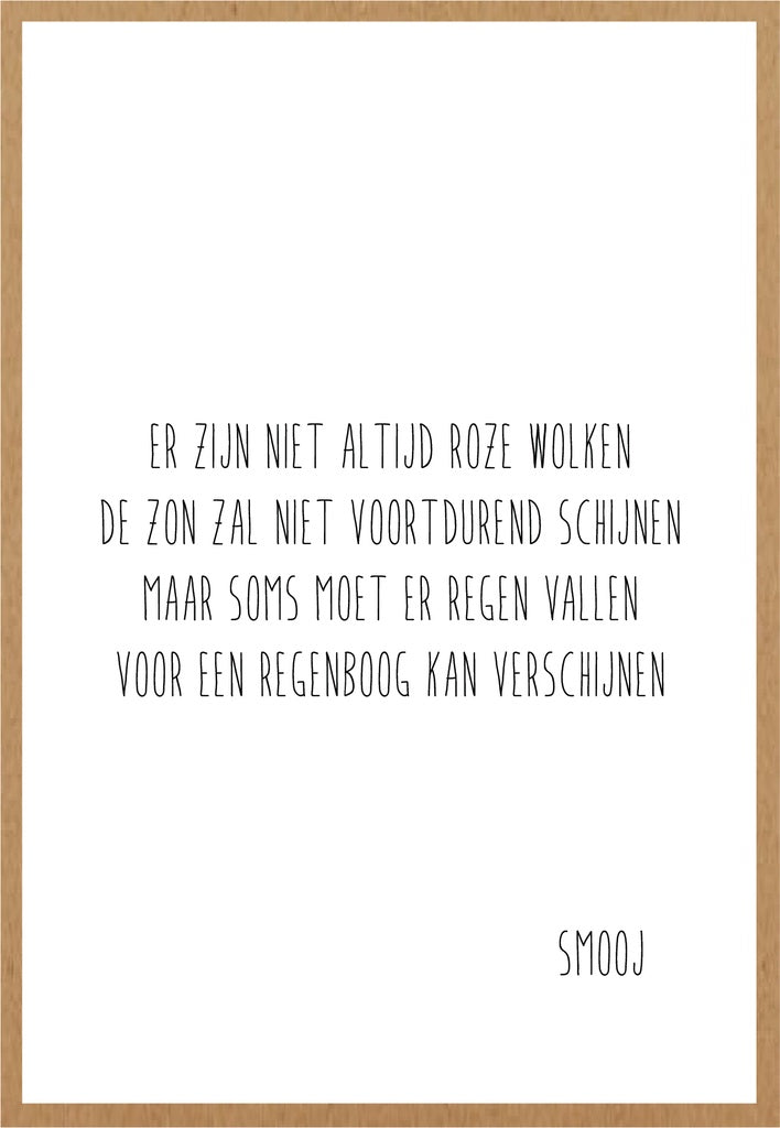 Smooj Er zijn Niet altijd Roze Wolken