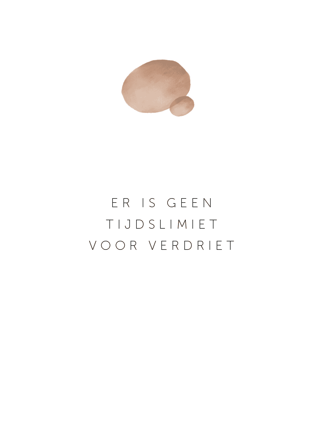 Roosmarijn Er is geen tijdslimiet voor verdriet - troostkaartje