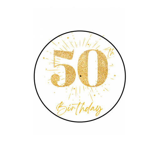 Vivir Sfeer - Een berichtje in een sfeerlichtje 'Verjaardag 50!'