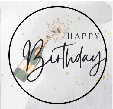 Vivir Sfeer - Een berichtje in een sfeerlichtje 'Happy birthday'