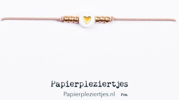 Papierpleziertjes Kaart met Armband - Hieperdepiep