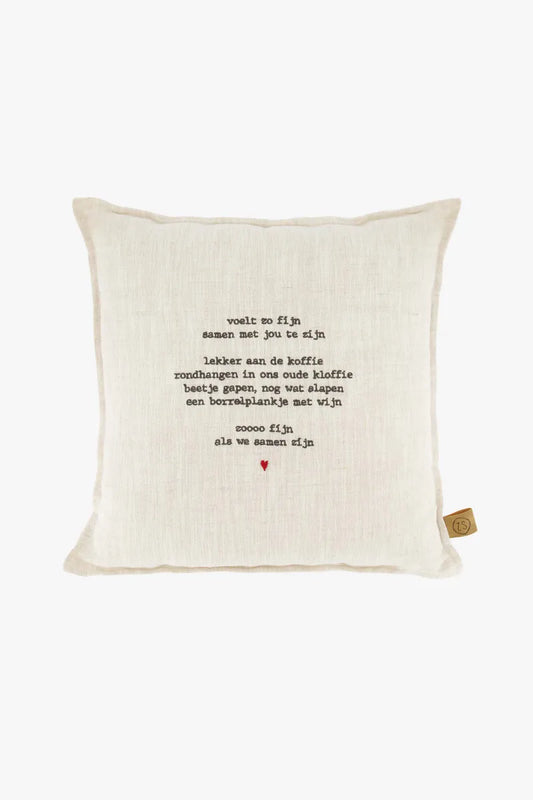 Zusss Kussen 'Voelt zo fijn'