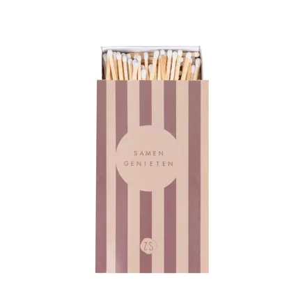 Zusss lucifers 'Samen genieten' poederroze