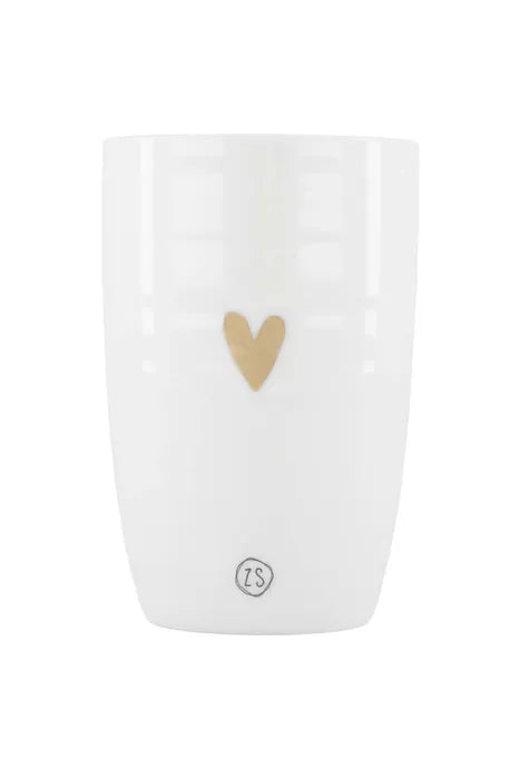 Zusss mok goud hartje wit