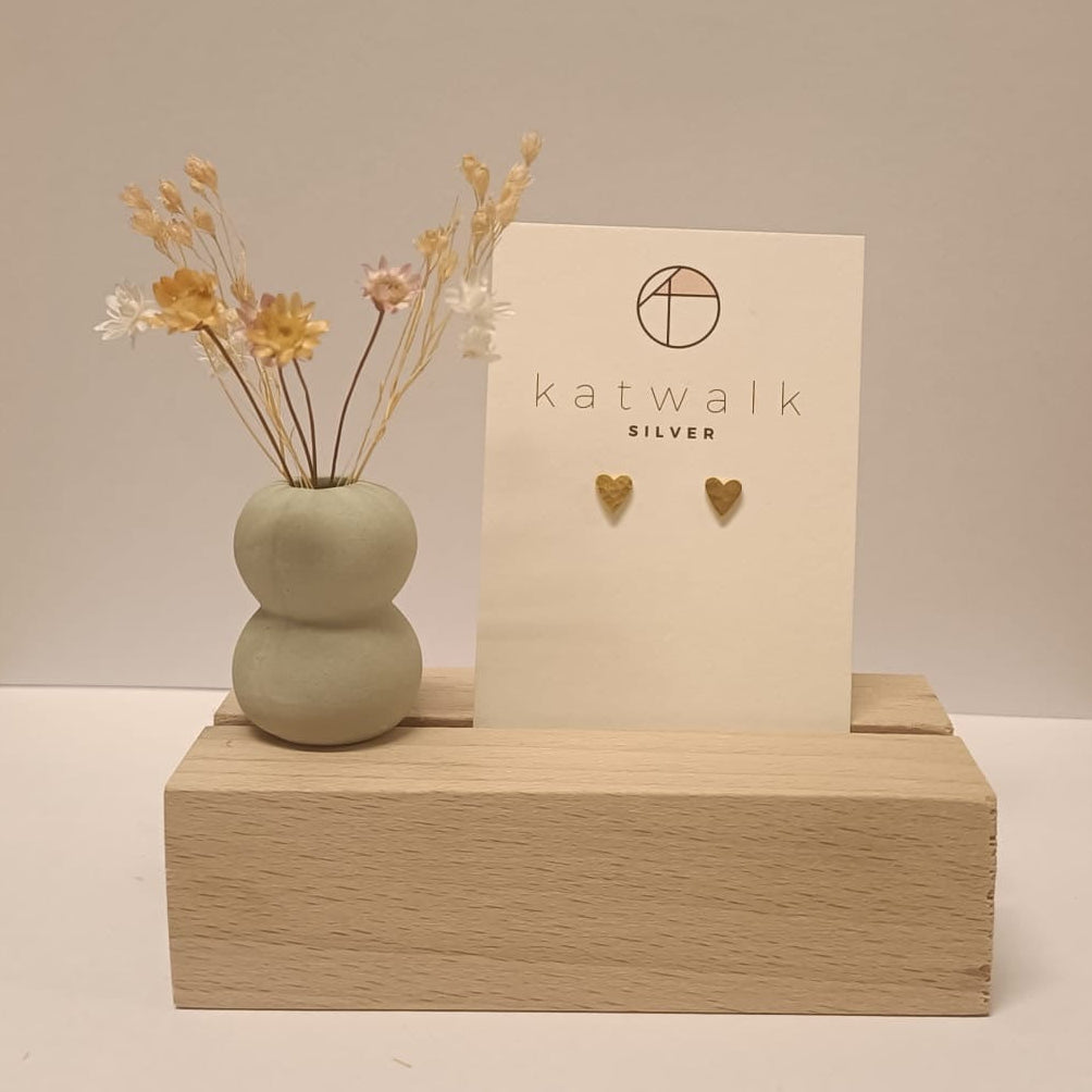 Katwalk Oorbellen Hart Goud