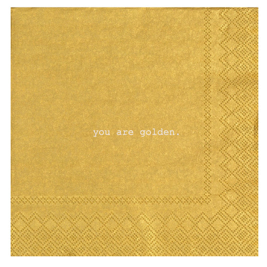 Räder Servetten 'You are golden'